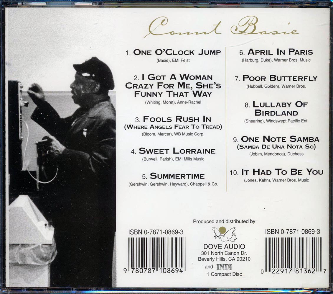 Count Basie - It Had To Be You: Jazz Masters (ltd. ed.) Music CD