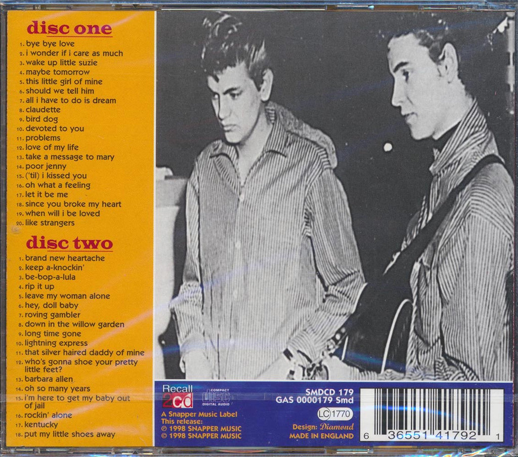 The Everly Brothers - Brothers In Rhythm (2xCD) Music CD