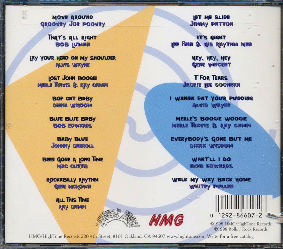 Gene Vincent, Groovey Joe Poovey, Whitey Pullen, Etc. - Cat Music (marked/ltd stock) Music CD