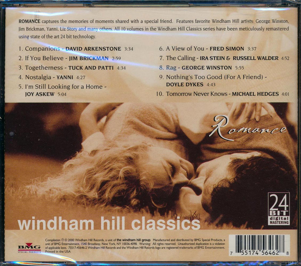 Yanni, Jm Brinkman, Fred Simon, Etc. - Romance: Windham Hill Classics (remastered) (24-bit mastering) Music CD