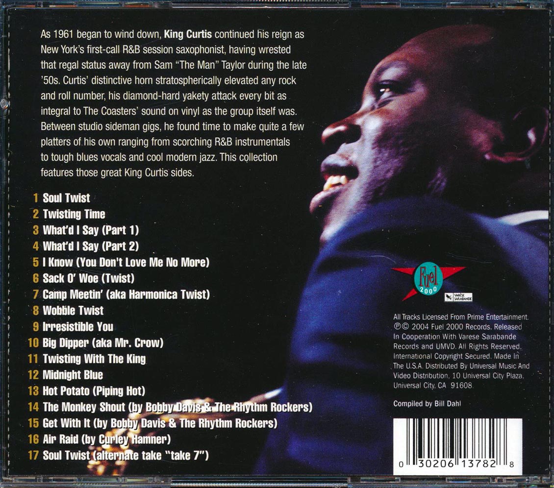 King Curtis - King Of The Sax (marked/ltd stock) (remastered) Music CD
