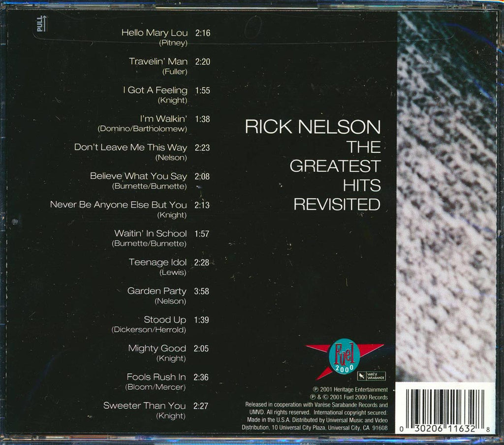 Rick Nelson - The Greatest Hits Revisited (marked/ltd stock) Music CD