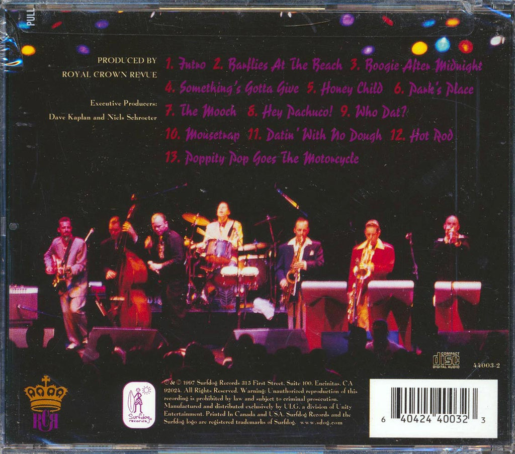 Royal Crown Revue - Caught In The Act Music CD