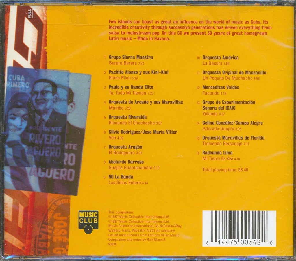 Various - Made In Havana: Thirty Years Of Cuban Rhythms Music CD