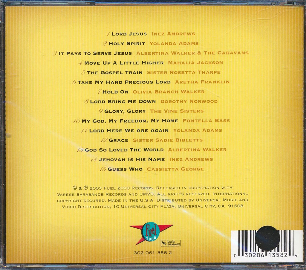 Aretha Franklin, Yolanda Adams, Dorothy Norwood, Etc. - The Queens Of Gospel (marked/ltd stock) Music CD