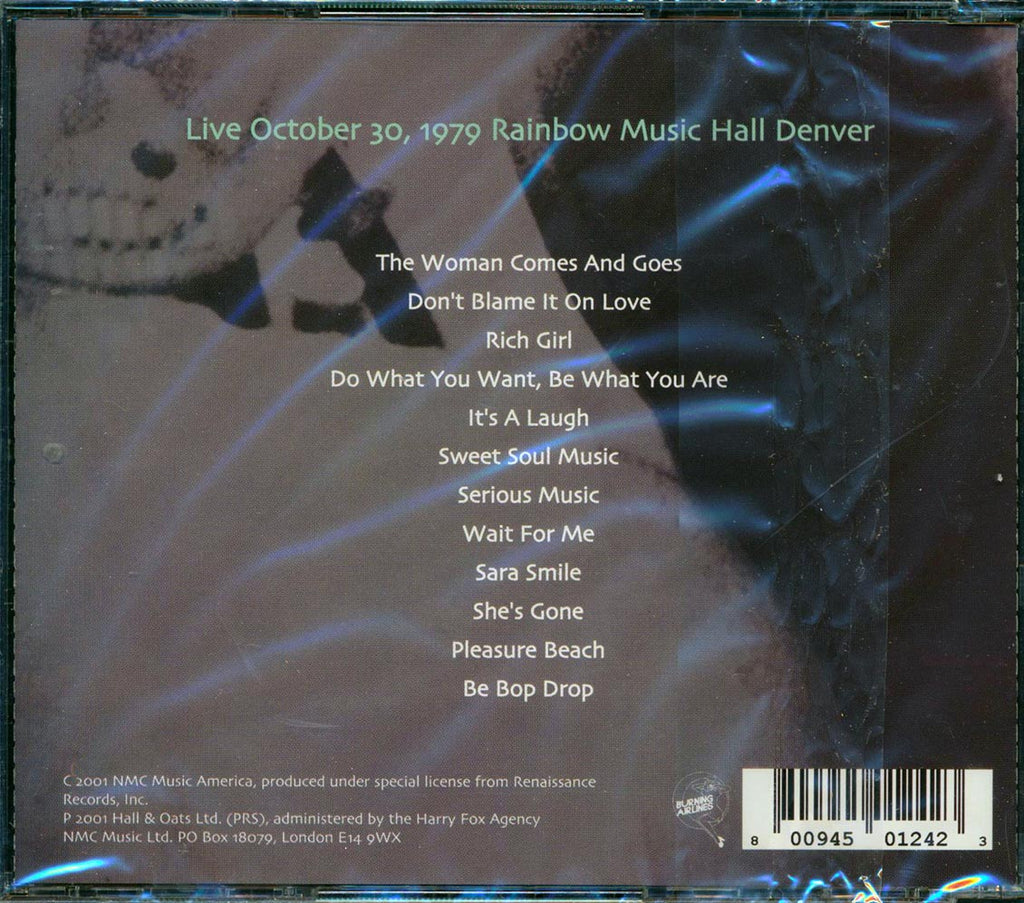 Hall & Oates - Ecstacy On The Edge Music CD