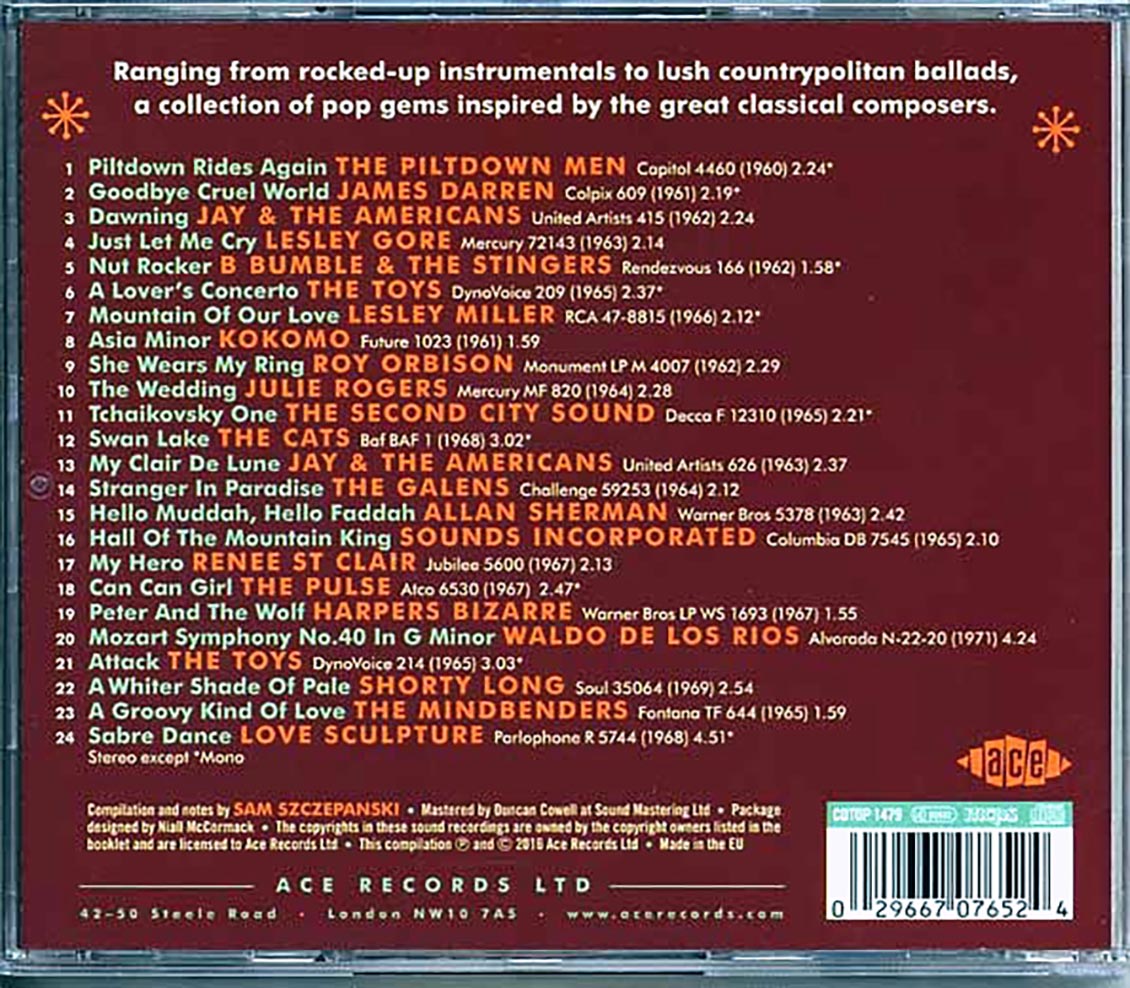 Various - Classical Gassers: Pop Gems Inspired By The Great Composers (incl. large booklet) Music CD