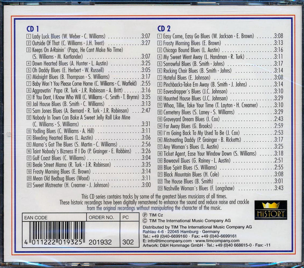 Bessie Smith - Lady Luck Blues: Nothing But The Blues (2xCD) Music CD