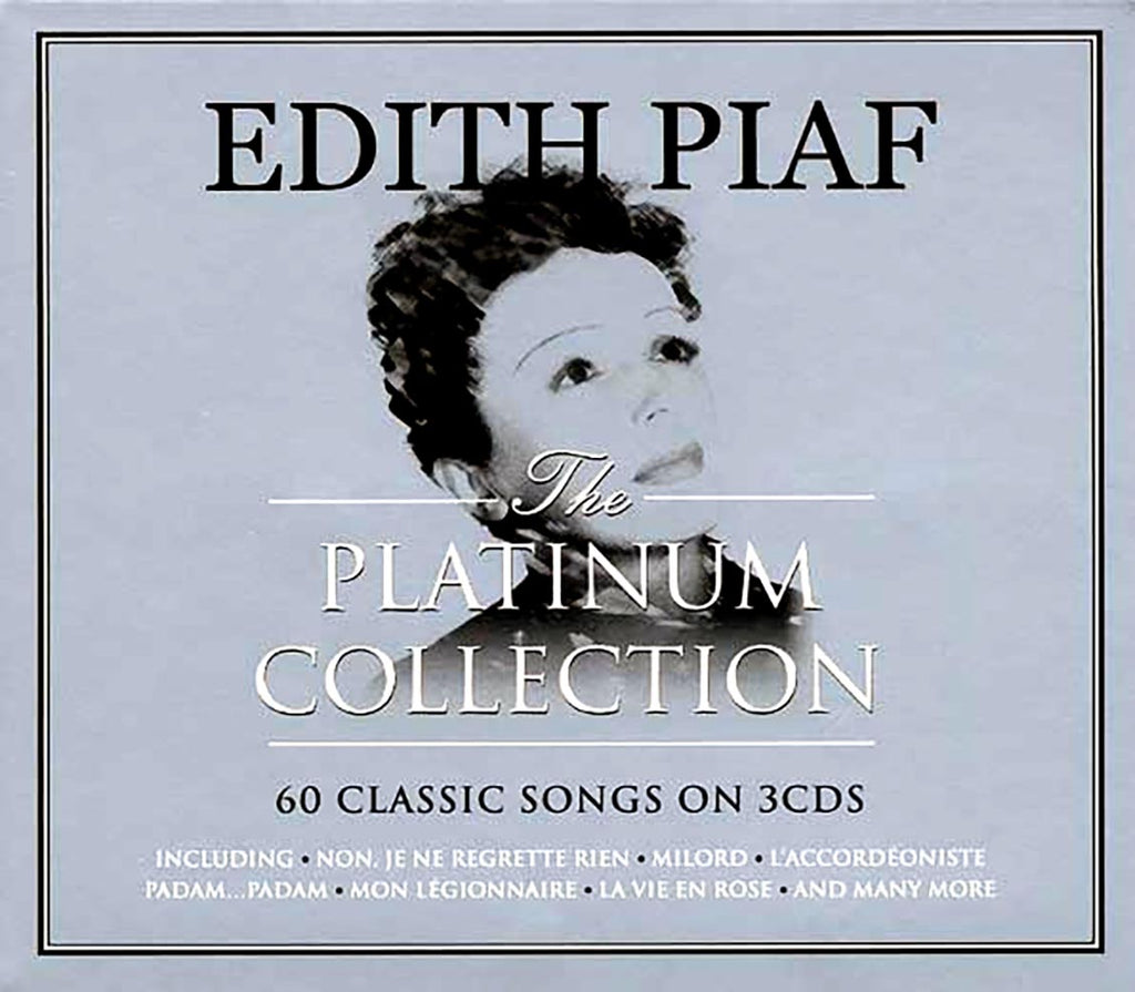 Edith Piaf - The Platinum Collection (60 tracks) (3xCD) (deluxe 3-fold digipak) Music CD