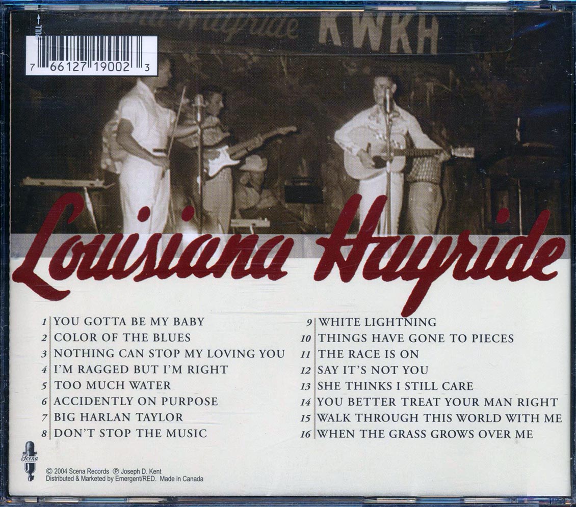 George Jones - Live Recordings From The Louisiana Hayride Music CD