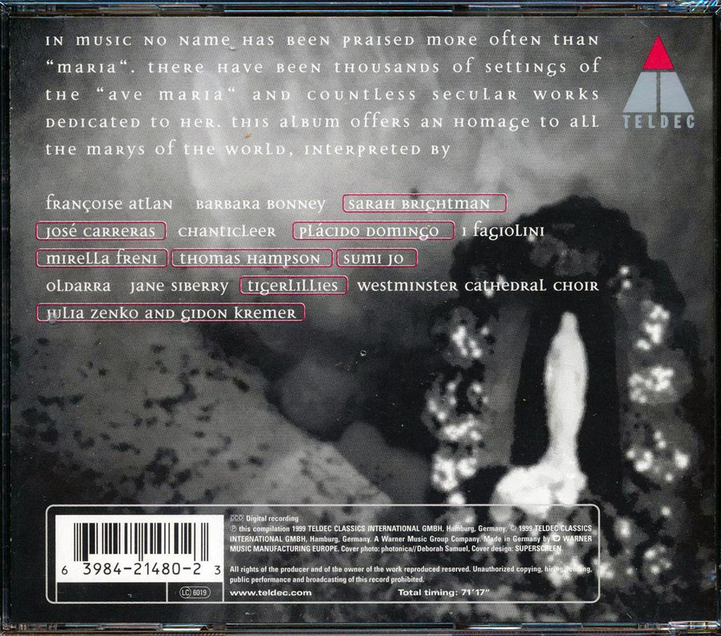 Ave Maria - The Myth Of Mary Music CD