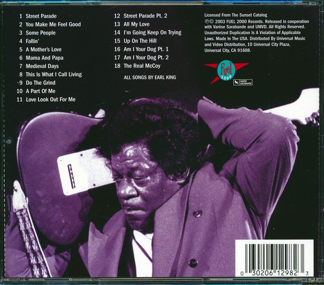 Earl King - Street Parade (marked/ltd stock) Music CD