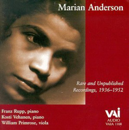 Anderson,marian / Rupp - Rare & Unpublished Recordings 1936-1952 - Music CD