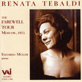 Tebaldi,renata - Farewell Tour Moscow 1975 - Music CD