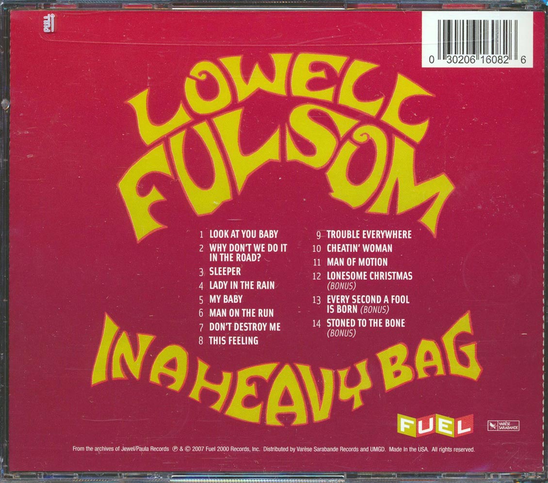 Lowell Fulson - In A Heavy Bag (24-bit mastering) (remastered) Music CD