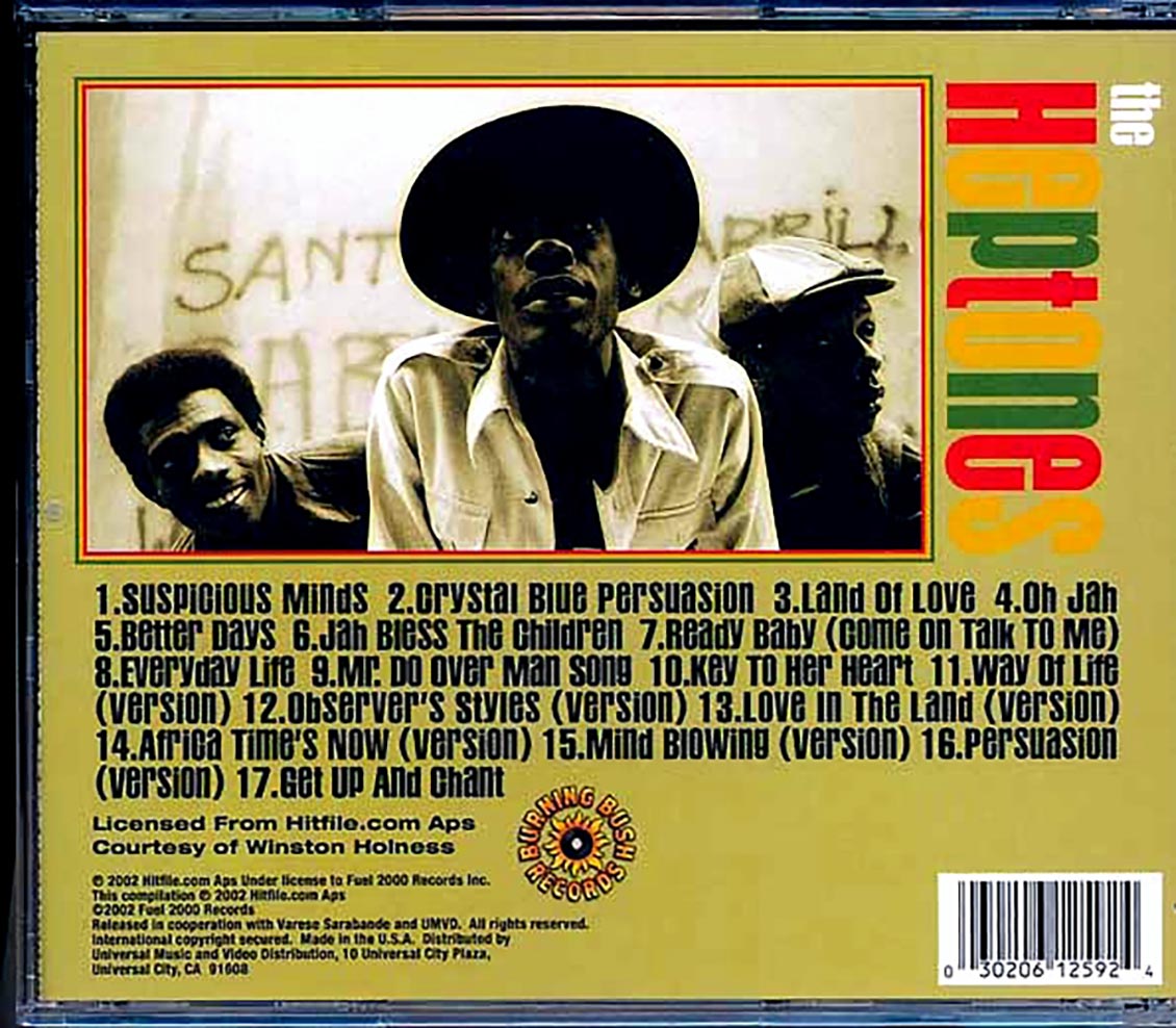 The Heptones - Suspicious Minds (marked/ltd stock) Music CD