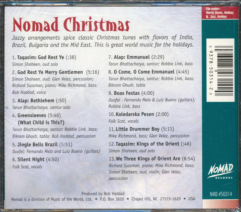 Various - Nomad Christmas: A World Music Celebration Music CD