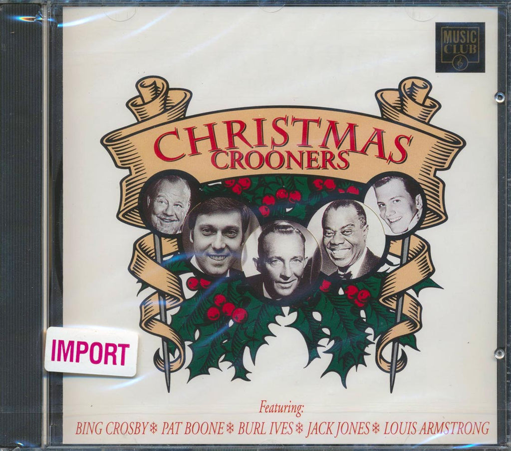 Bing Crosby, Pat Boone, Burl Ives, Jack Jones, Louis Armstong - Christmas Crooners Music CD