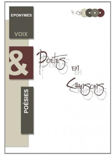 Poetes En Chansons - Poetes En Chansons Voix Et Poesies - Music CD