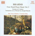 Brahms / Matties / Kohn - Four Hand Piano Music 3 - Music CD