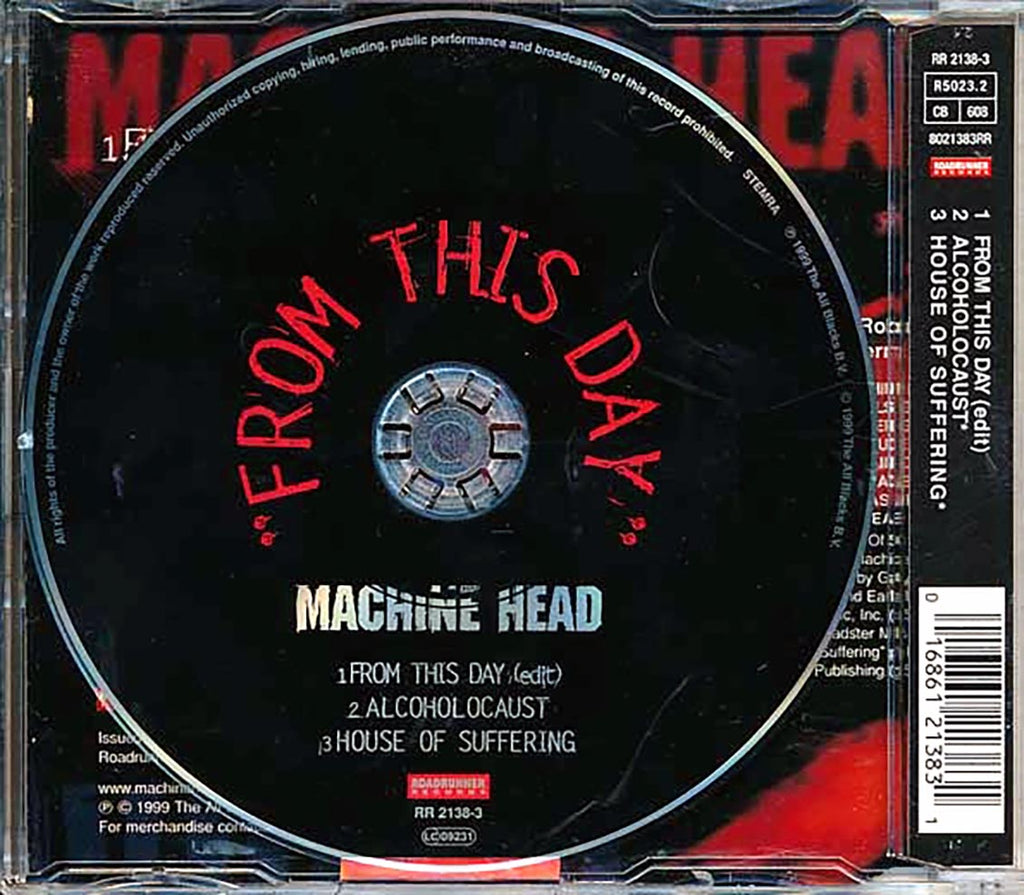 Machine Head - From This Day (3 Track EP) Music CD