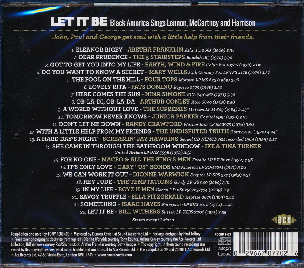 Various - Let It Be: Black America Sings Lennon, McCartney And Harrison (incl. large booklet) Music CD