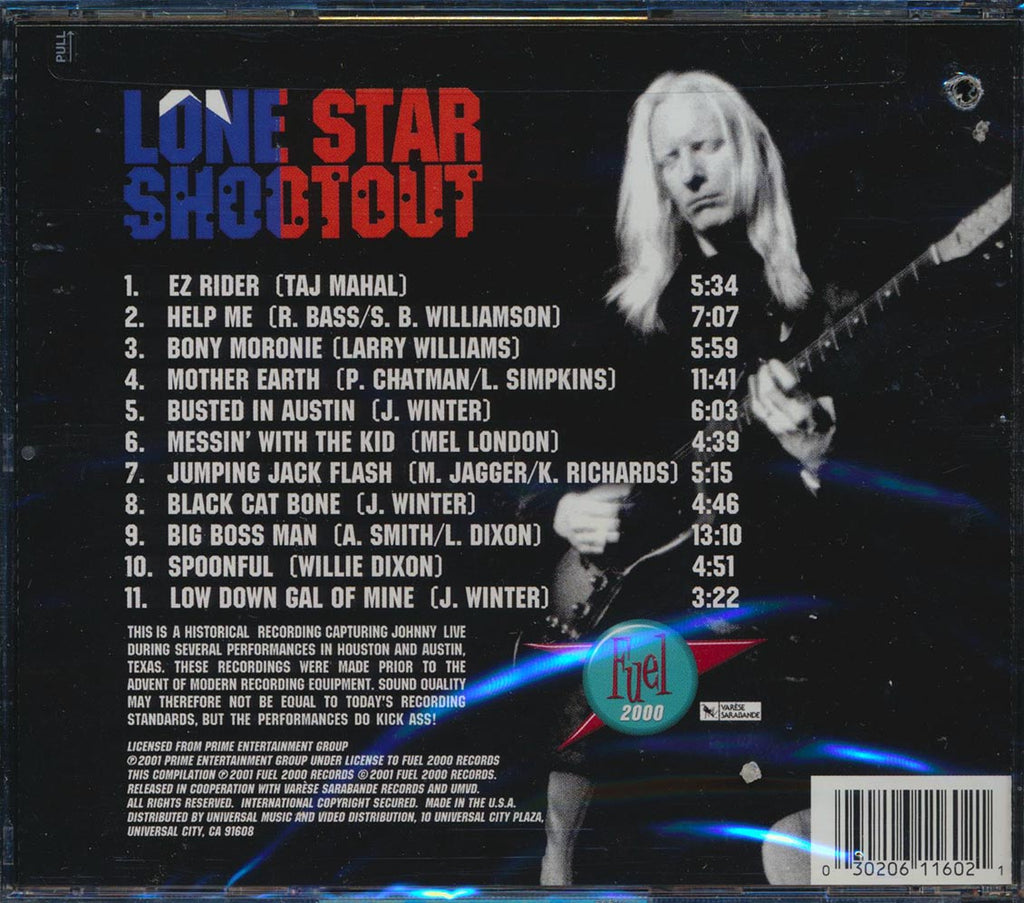 Johnny Winter - Lone Star Shootout (marked/ltd stock) Music CD