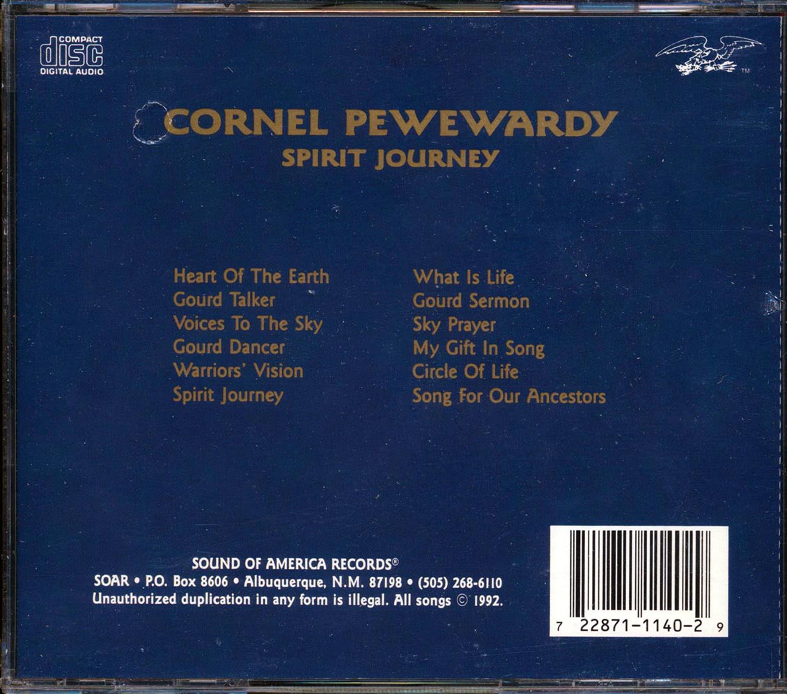 Cornel Pewewardy - Spirit Journey Music CD