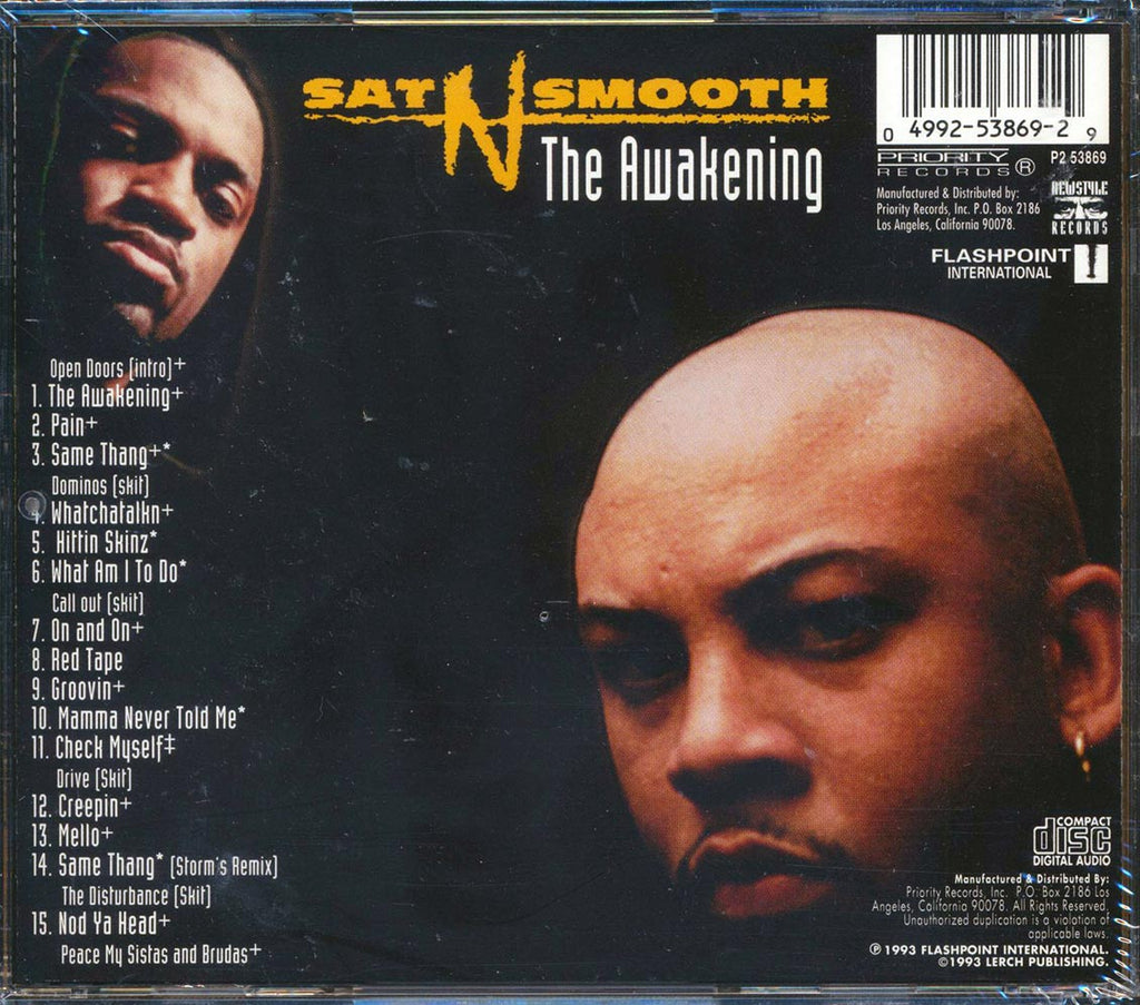 Sat N Smooth - The Awakening Music CD