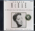 Carmen McRae - A Whole Lot Of Human Feeling Music CD