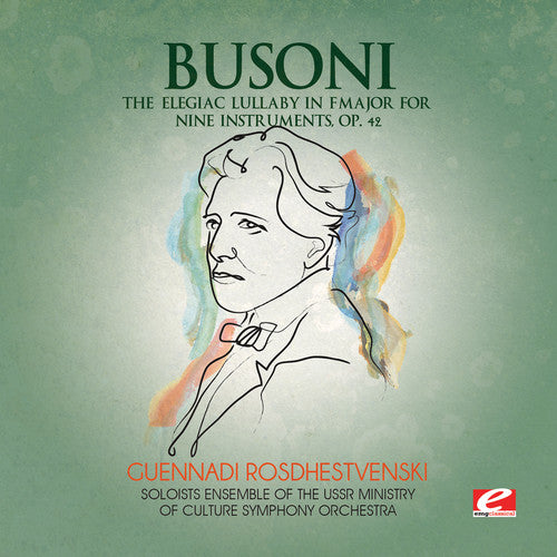 Busoni - Elegiac Lullaby In F Major - Music CD