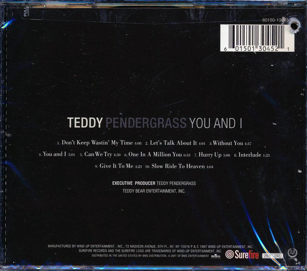 Teddy Pendergrass - You And I (marked/ltd stock) Music CD