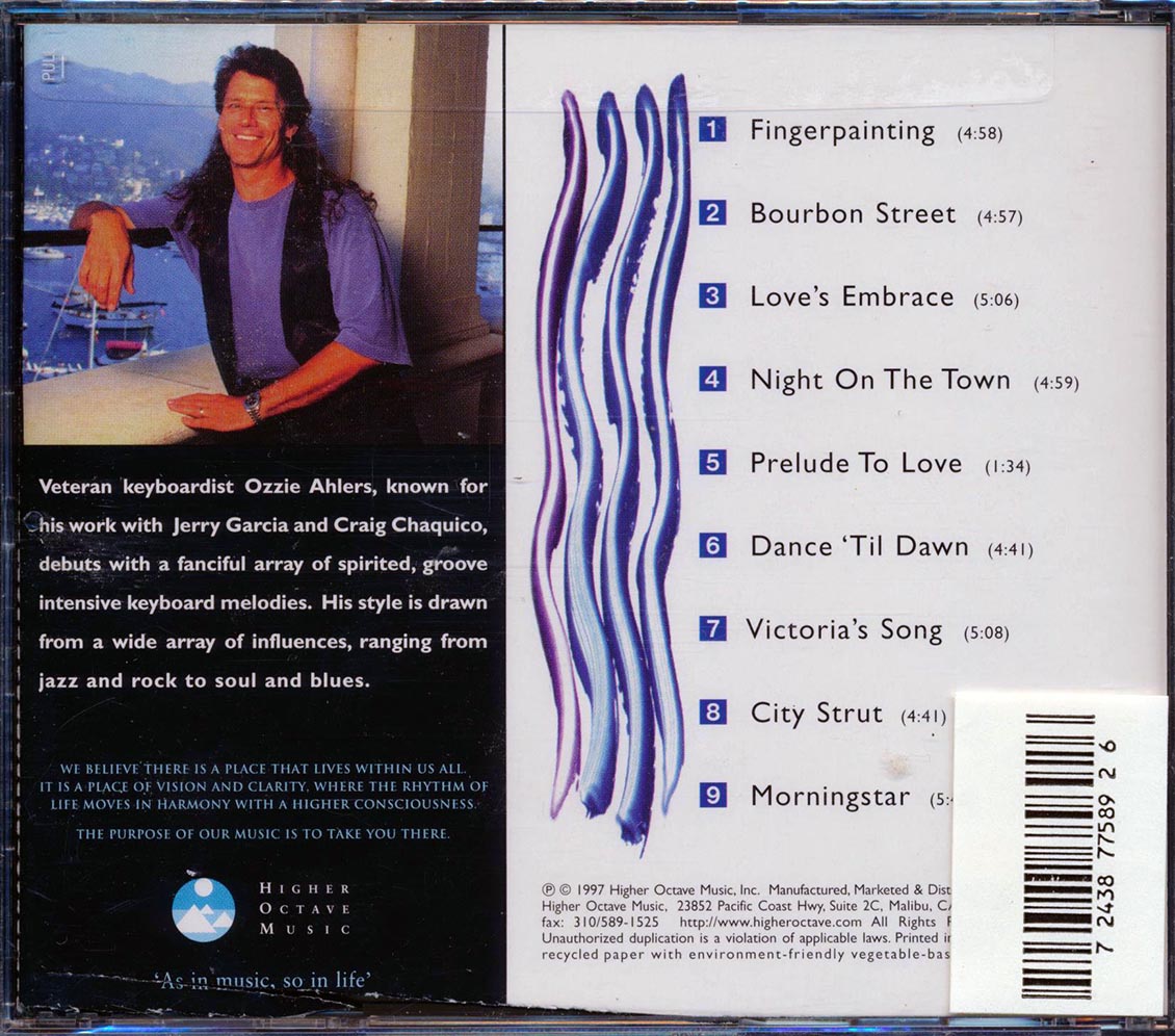 Ozzie Ahlers - Fingerpainting Music CD