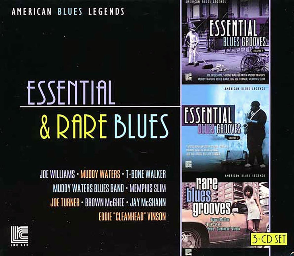 Joe Williams, Muddy Waters, T-Bone Walker, Memphis Slim, Etc. - Essential & Rare Blues (3xCD) Music CD