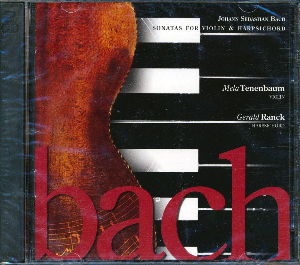 Johann Sebastian Bach, Mala Tenenbaum, Gerald Ranck - Sonatas For Violin And Harpischord (25 tracks) (2xCD) Music CD