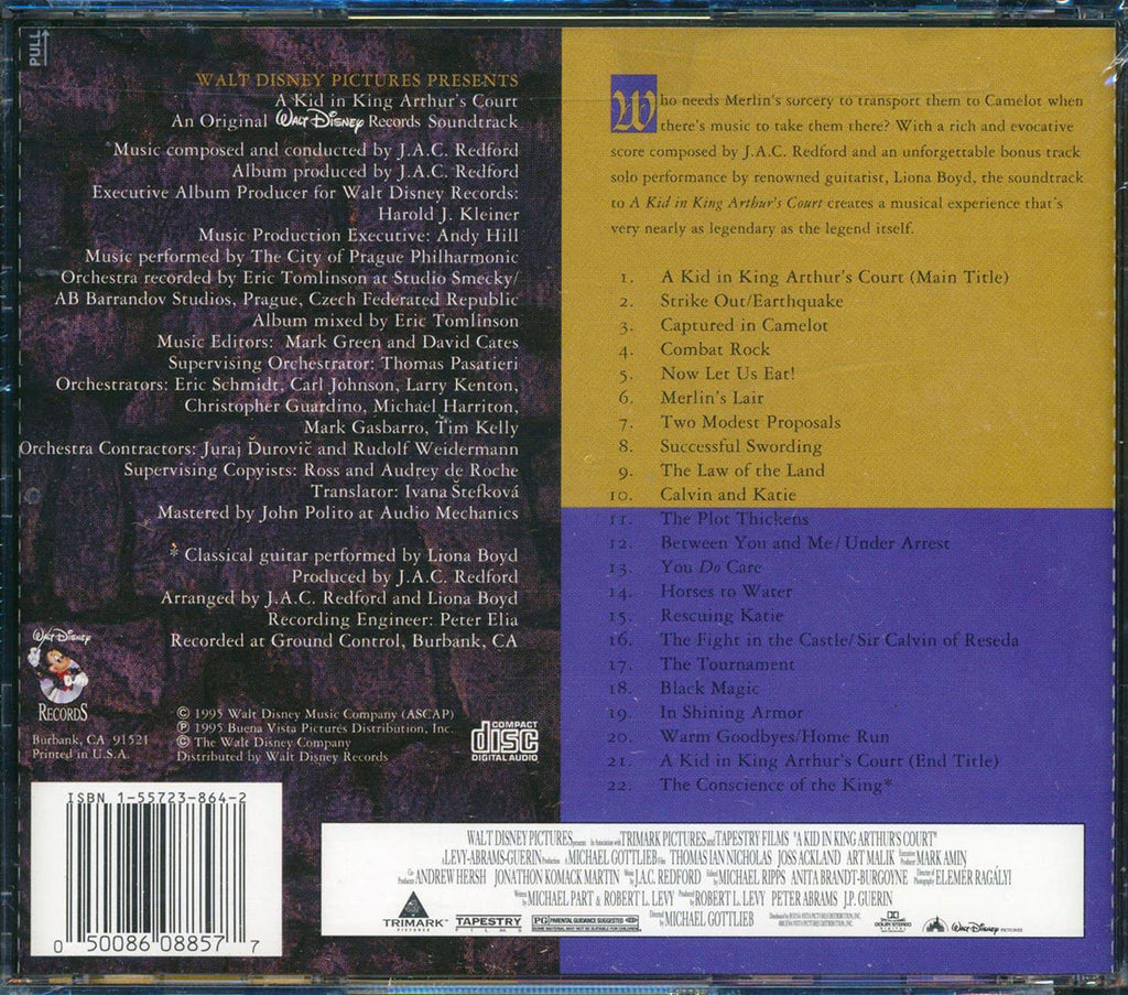 JAC Redford - A Kid In King Arthur's Court Music CD
