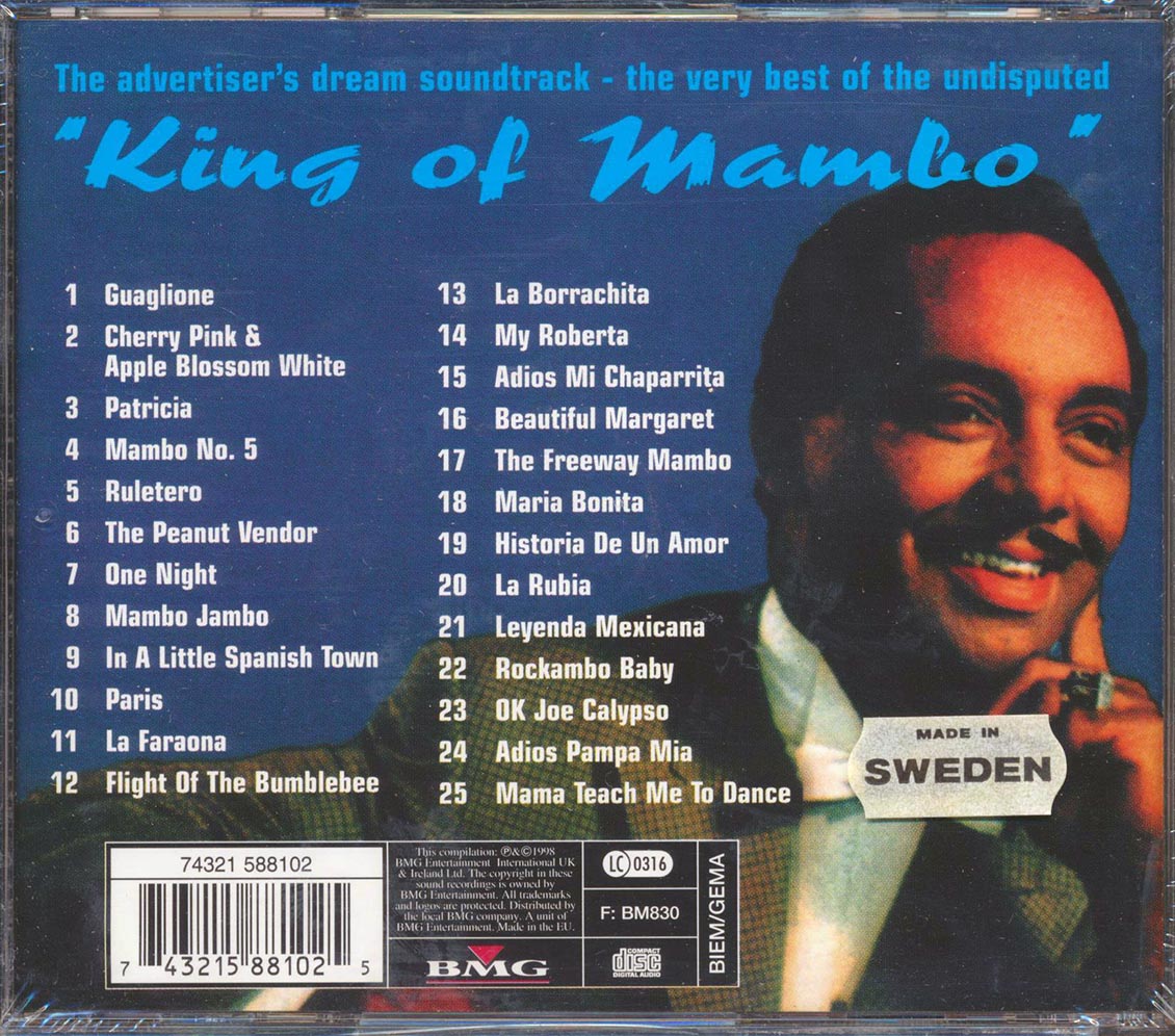 Perez Prado - Our Man In Havana (25 tracks) Music CD