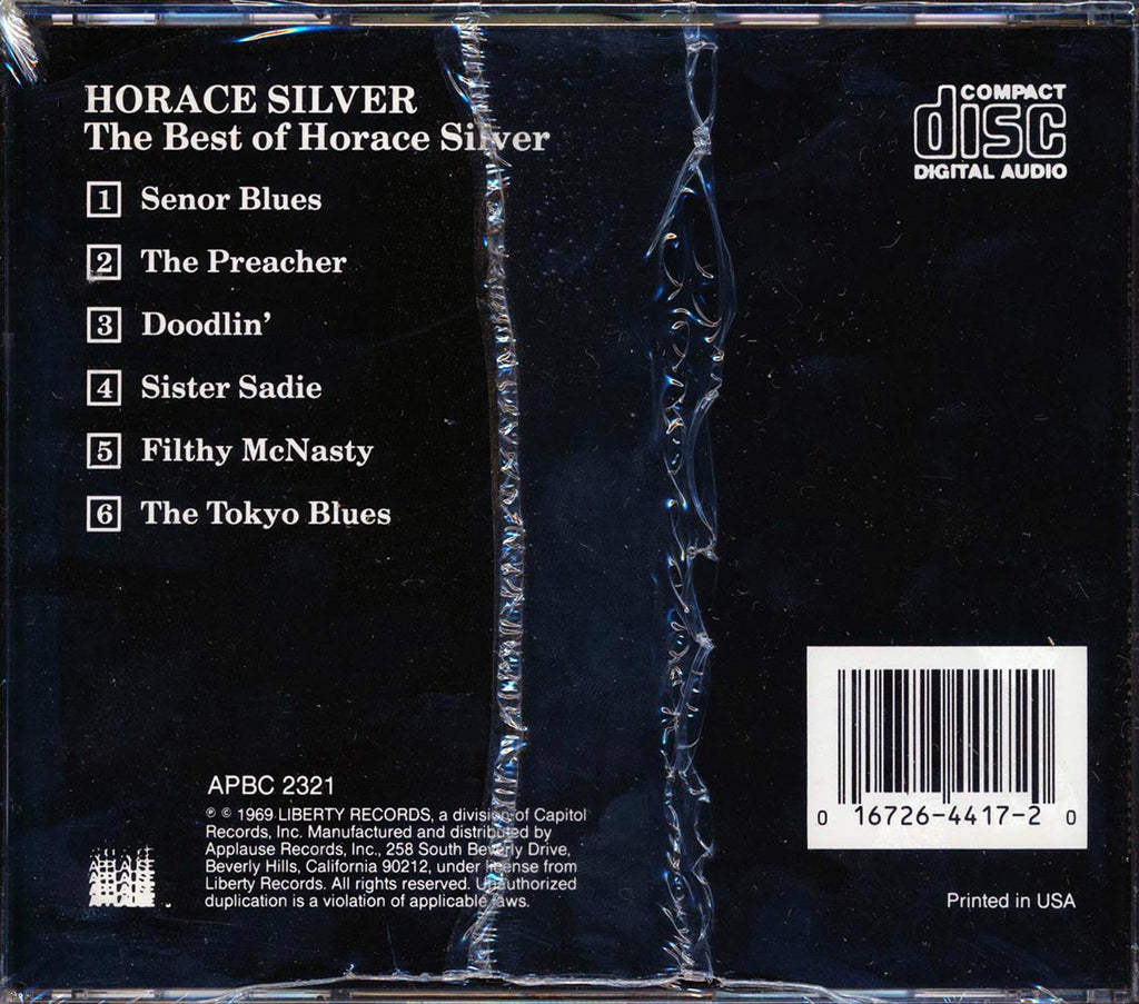 Horace Silver - The Best Of Horace Silver Music CD