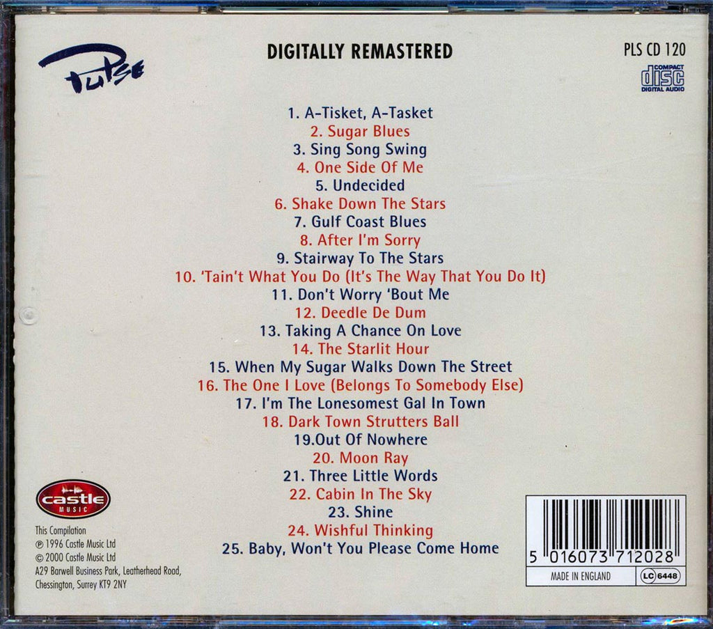 Ella Fitzgerald - The Very Best Of Ella Fitzgerald (25 tracks) Music CD
