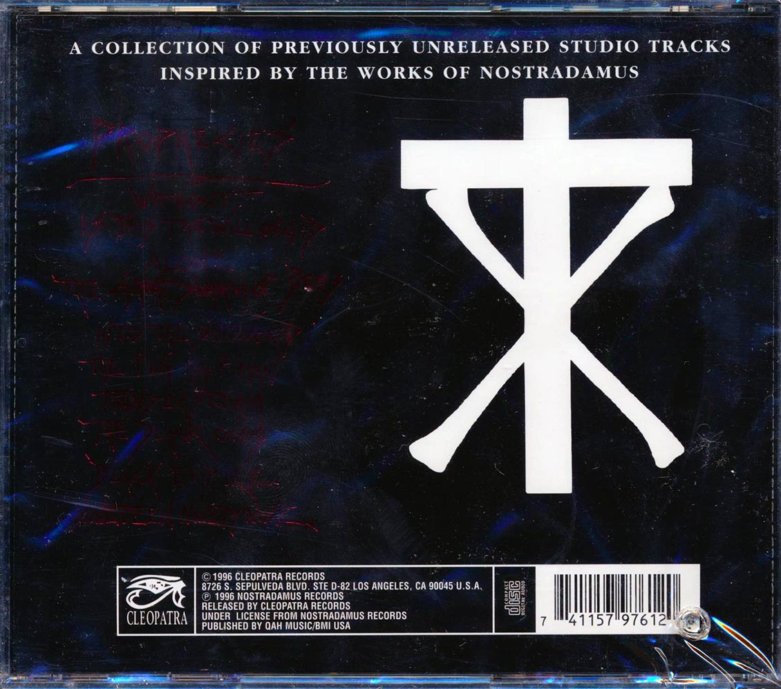 Christian Death - Prophecies (marked/ltd stock) Music CD