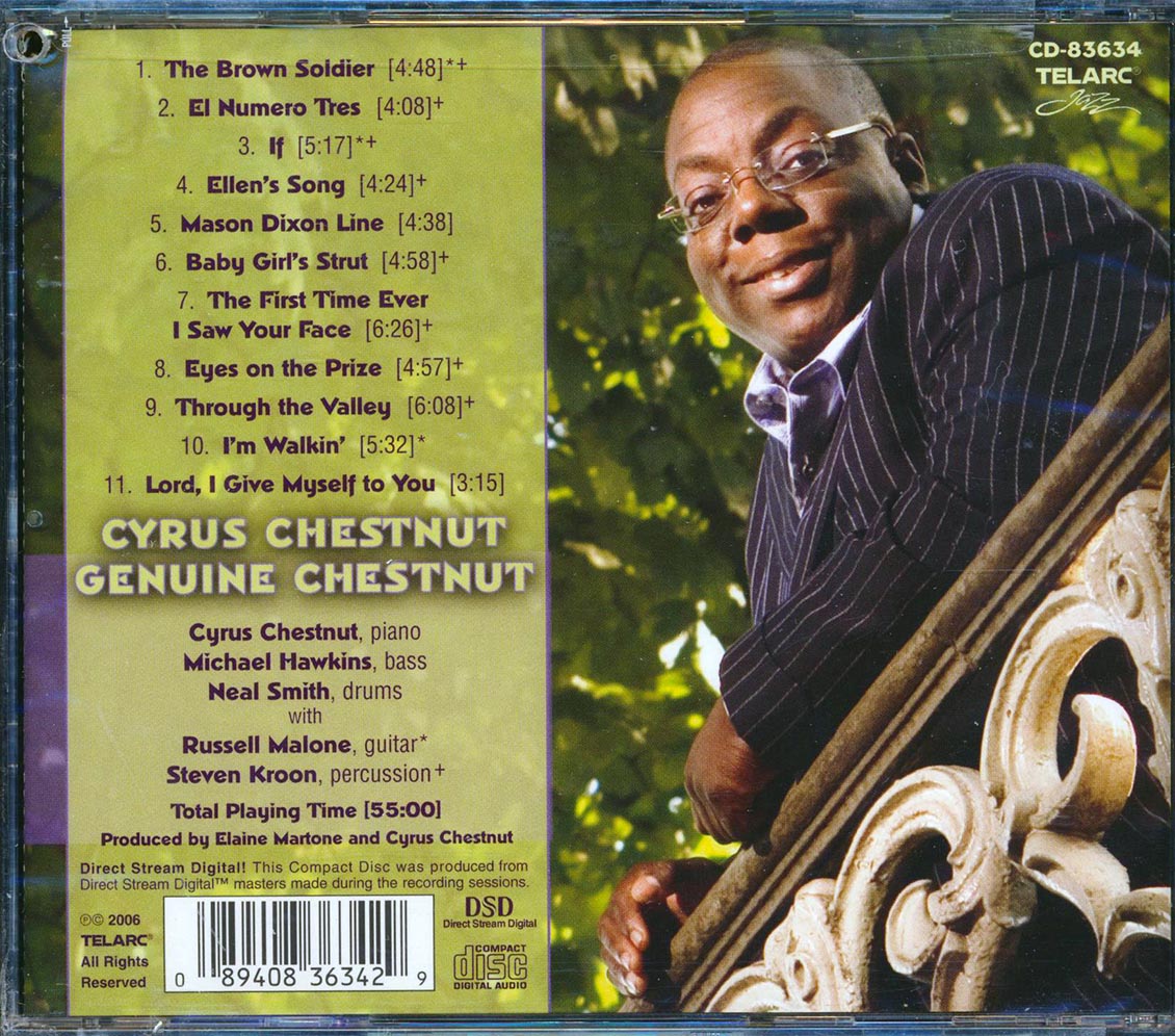 Cyrus Chestnut - Genuine Chestnut (marked/ltd stock) Music CD