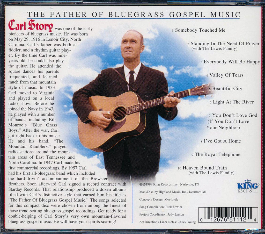 Carl Story - Somebody Touched Me Music CD