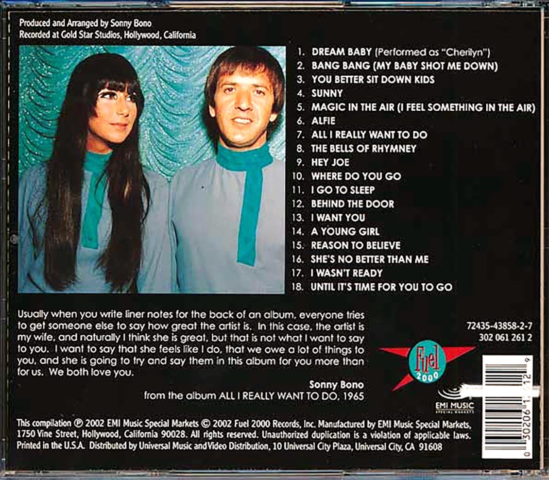 Cher - Absolutely The Best Volume 1 (marked/ltd stock) Music CD