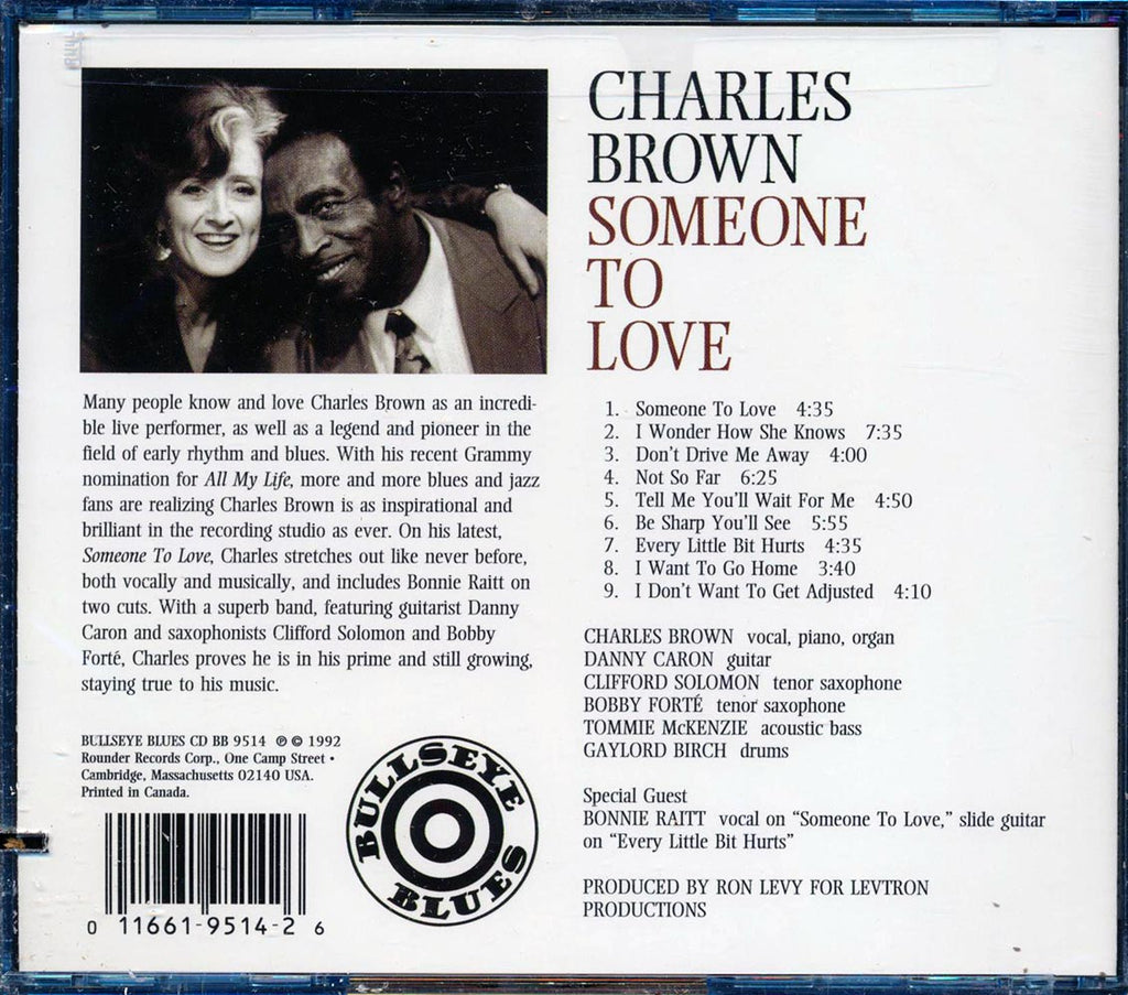Charles Brown - Someone To Love (marked/ltd stock) Music CD