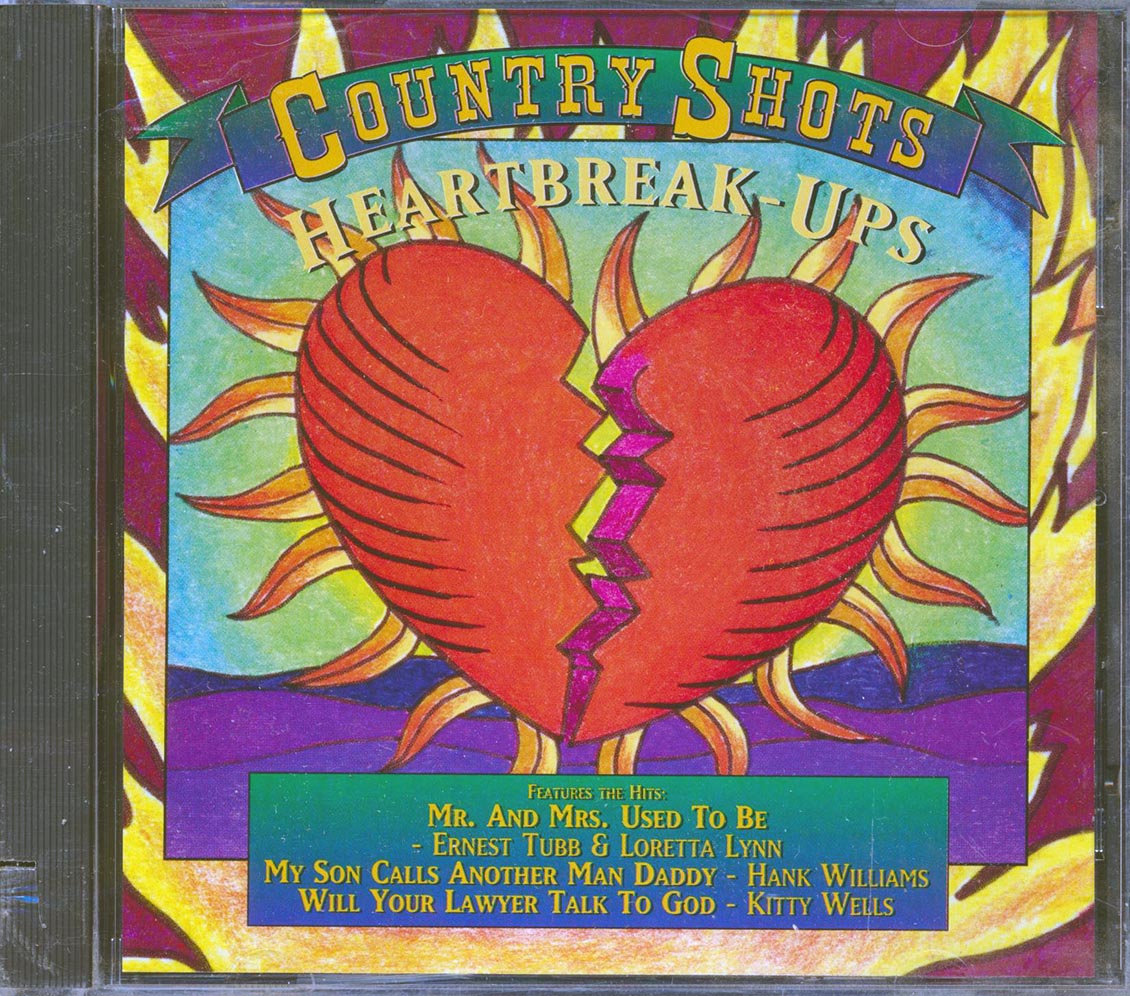 Ernest Tubb, Loretta Lynn, Hank Williams, Etc. - Country Shots: Heartbreak-Ups Music CD