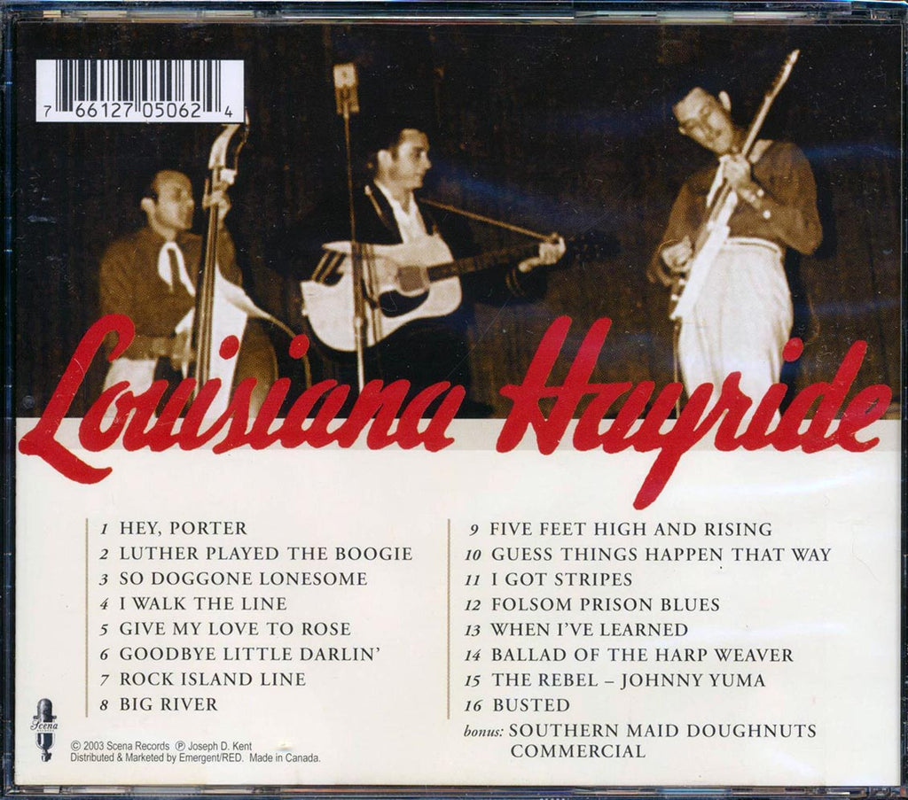 Johnny Cash - Live Recordings From The Louisiana Hayride (incl. large booklet) Music CD