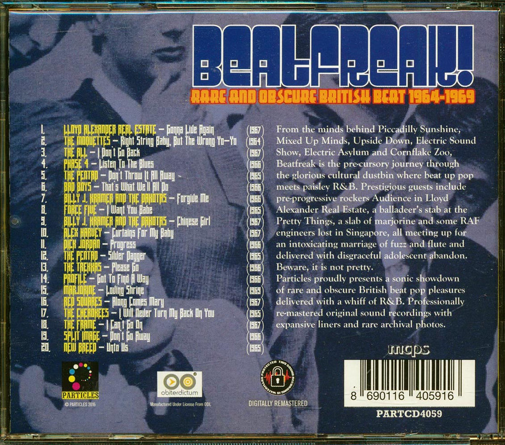 Split Image, The Cherokees, The Moquettes, Red Squares, Etc. - Beatfreak! Volume 2: Rare And Obscure British Beat 1964-1969 Music CD