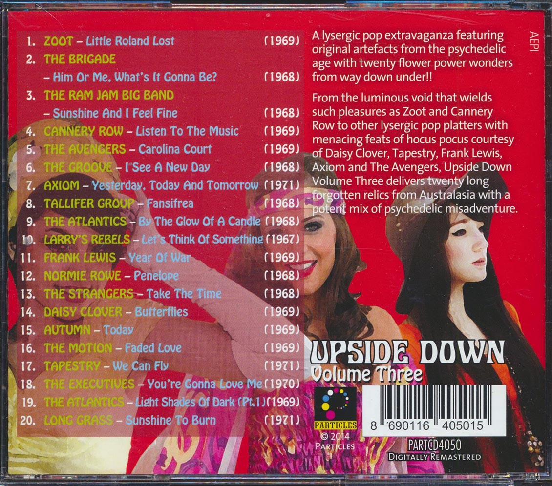Axiom, Autumn, The Motion, The Avengers, The Groove, Etc. - Upside Down Volume 3: Coloured Dreams From The Underworld 1966-1971 Music CD