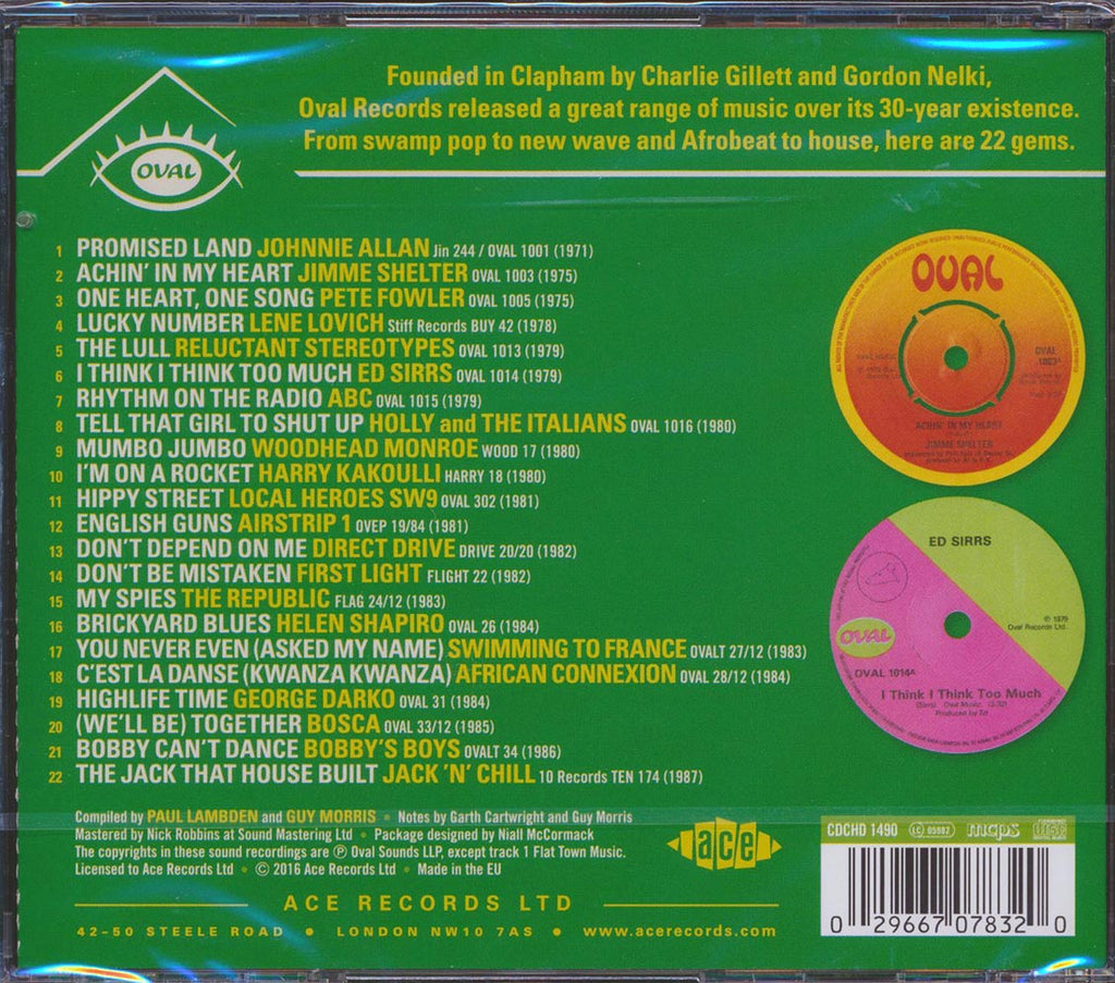 Various - Rhythm On The Radio: Oval Records Singles 1974-1987 (incl. large booklet) Music CD