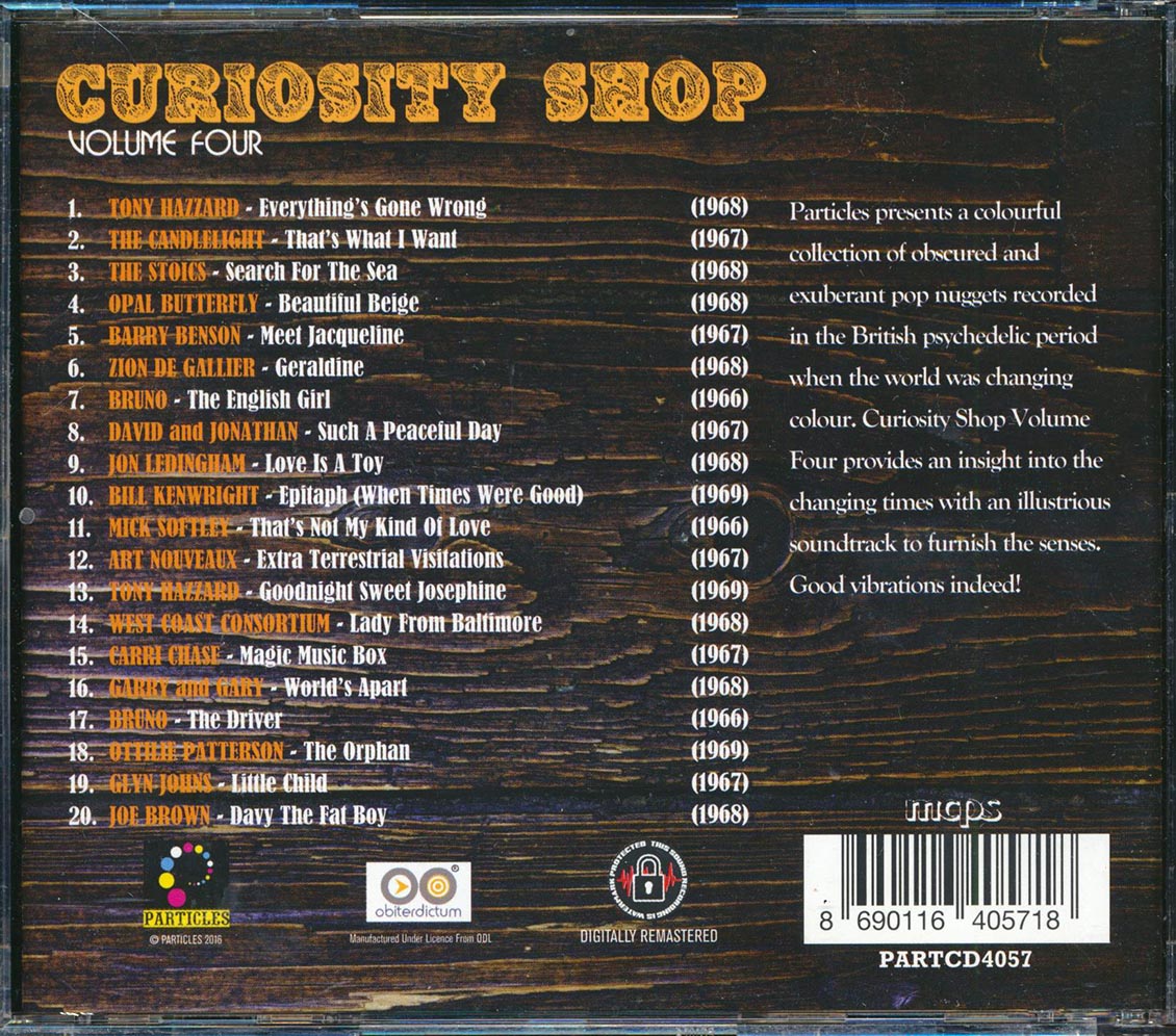 Various - Curiousity Shop: Volume 4 (incl. large booklet) (remastered) Music CD